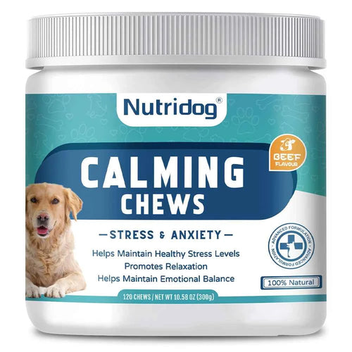 Anti-allergic & hip joint & calming & probiotic dog food for dogs full stage comprehensive nutrition-120 soft chews