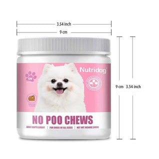 Nutridog Firm Stool & Digestive Probiotic Chews for Sensitive Dogs (300g)