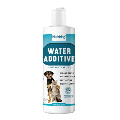 NUTRIDOG Dog&Cat Dental Water Additive Fresh Breath Dental Care Supplement Eliminate Plaque and Bad Breath - NUTRIDOG
