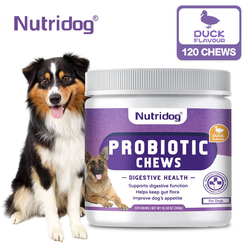 NUTRIDOG 3-in-1 Dog Calming Chews - Allergy & Digestive Support