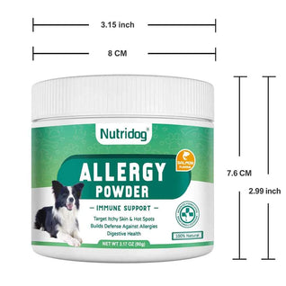 Nutridog Anti-Allergy Supplement Powder for Dogs - 90g
