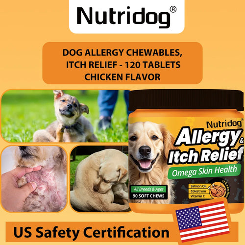 Nutridog® Allergy & Itch Relief – Omega Skin Health