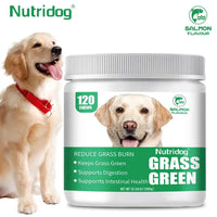 Grass Green Dog Chews - Lawn Urine Neutralizer, Reduces Urine Burns to Grass, Keeps Grass Green, Maintains Intestinal Health