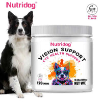 Dog Eye Nutritional Supplements, Supports Vision Health With Lutein & Zeaxanthin to Prevent Cataracts Special -120 soft chews