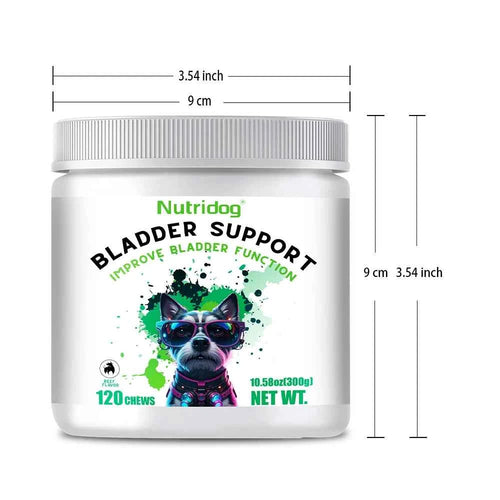 Dog Bladder Health Supplements with Cranberry - Supports Urinary Tract Function for Senior Dogs - Beef flavor 120 soft chews